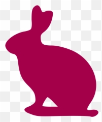 Filelapin01 Flipped And Colorizedsvg - Wikimedia Commons Bunny Silhouette Png,Cute Rabbit Icon