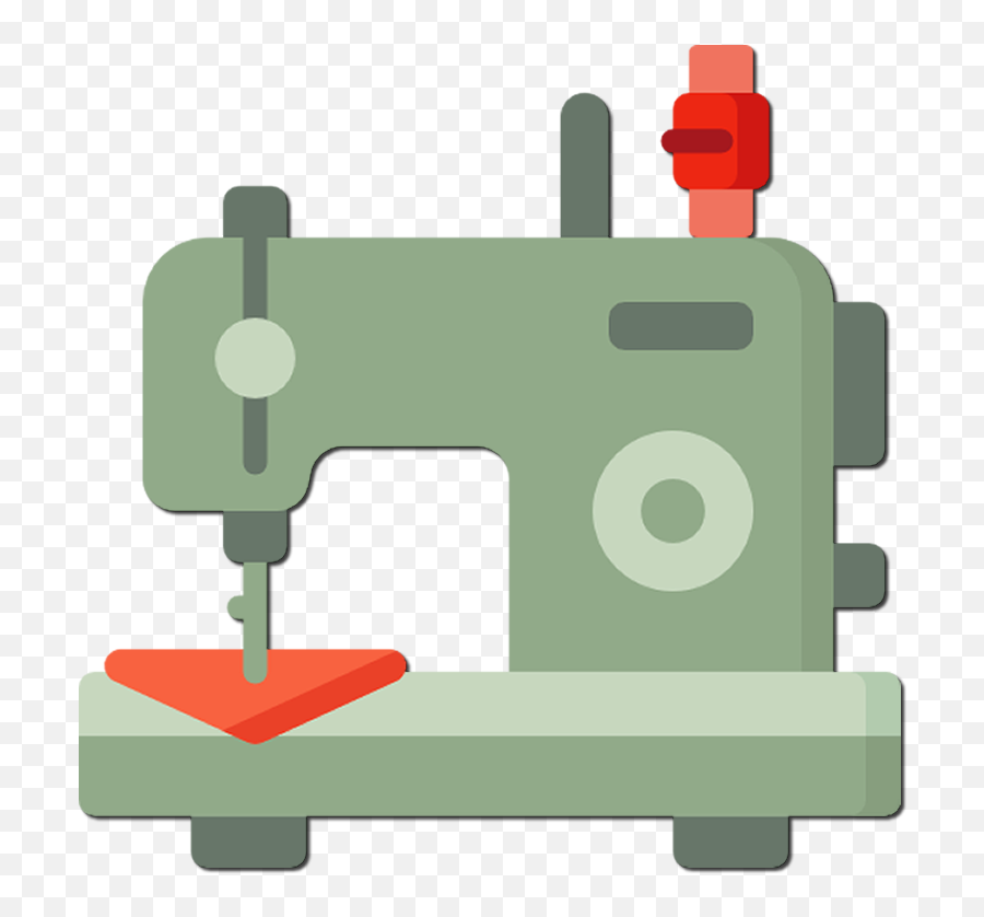 Sewing Clipart Tailoring - Sewing Machine Png Download Mesin Jahit Tailor Kartun,Sewing Icon Png