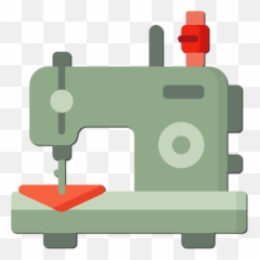 Sewing Clipart Tailoring - Machine Png Download Mesin Jahit Kartun