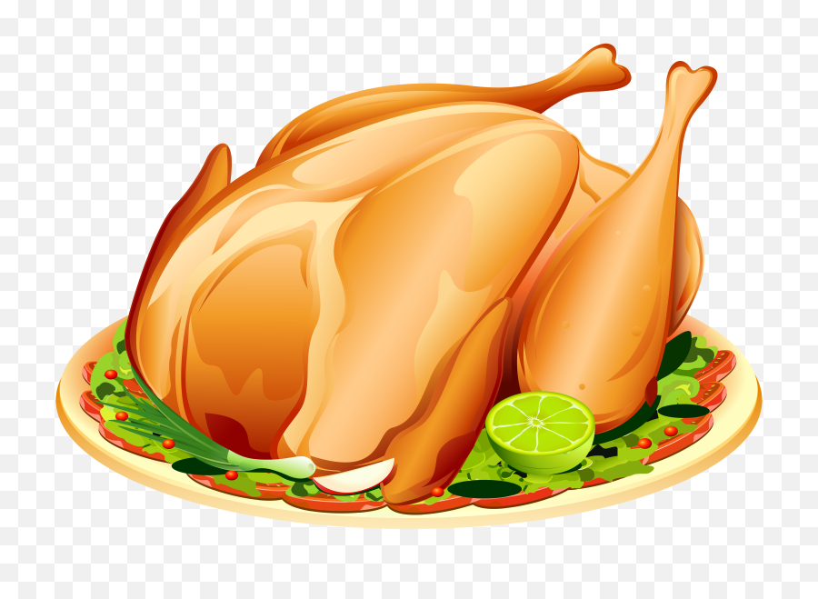 Roast Turkey Png Images Transparent - Transparent Background Roasted Turkey Clipart,Turkey Clipart Transparent Background