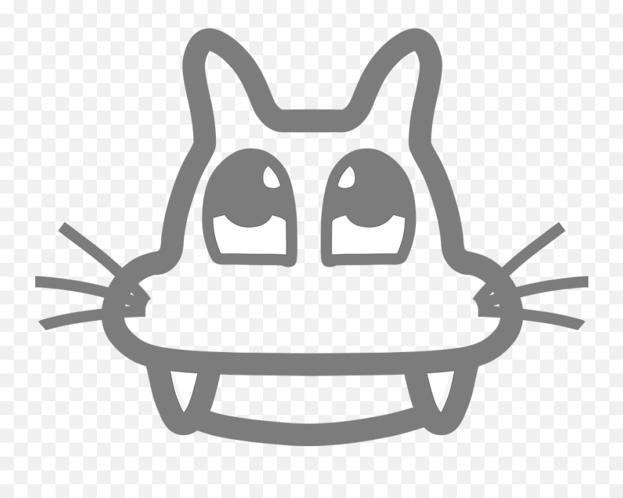 Cat Whiskers Pet - Gambar Kartun Lucu Garis Png,Whiskers Png