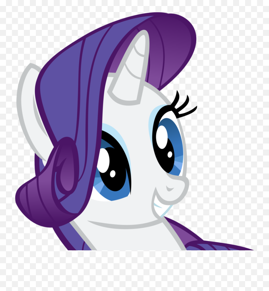 Download Hd Rarity The Unicorn Images Smiling - My Little Pony Faces Rarity Png,Rarity Png