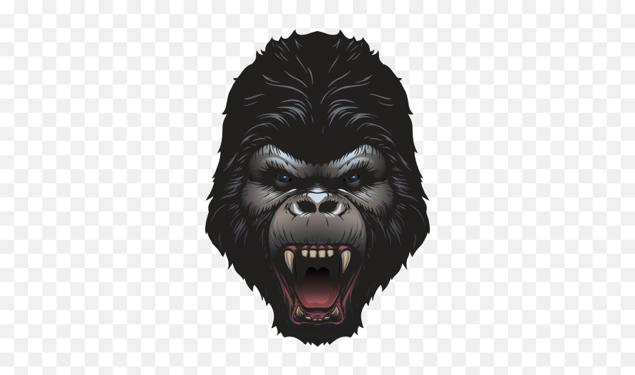 28 Drawn Gorilla Great Ape Free Clip Art Stock Illustrations Png Cartoon