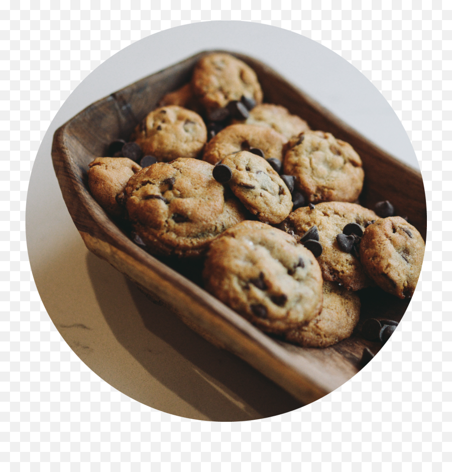 Chocolate Chip Cookie Transparent Png - Chocolate Chip Cookie,Plate Of Cookies Png