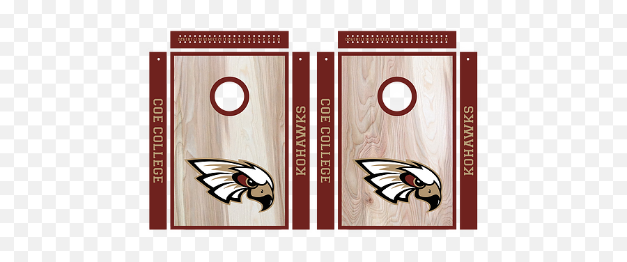 Coe College Cornhole Boards - Coe College Png,Cornhole Png