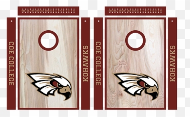 Coe College Cornhole Boards - Coe College Png,Cornhole Png