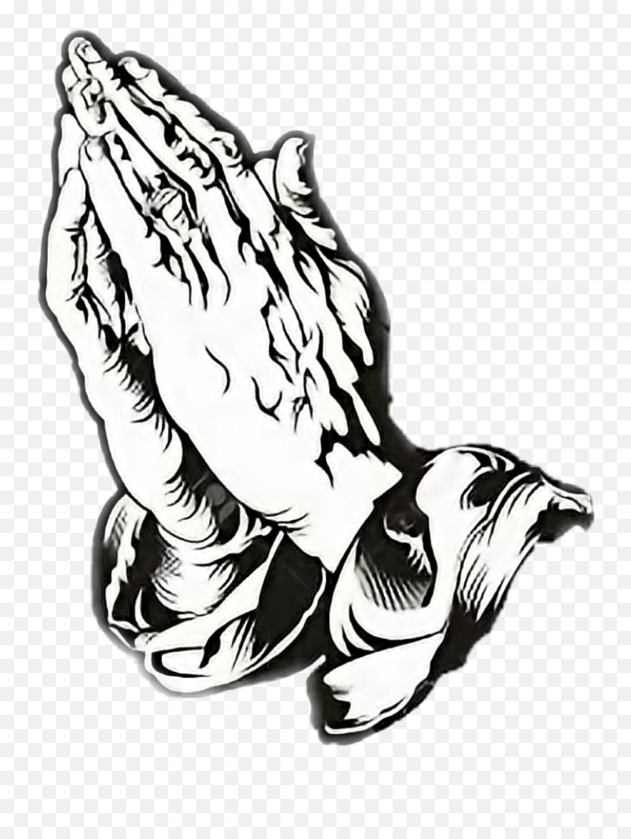 Blessed Sticker Clipart - Transparent Prayer Hands Png,Blessed Png