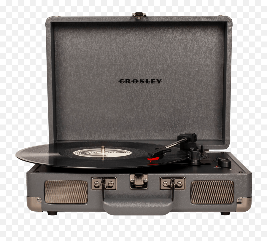 Crosley Cruiser Vinyl Record Player - Slate Grey Crosley Cruiser Slate Bluetooth Record Player Png,Vinyl Record Png