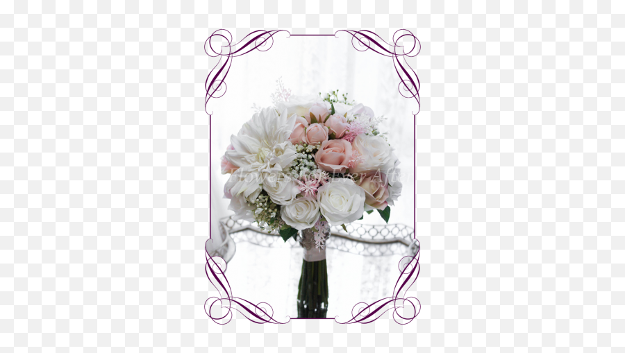 Peonies U2013 Gorgeous Artificial Bridal Bouquets U0026 Packages - Flower Bouquet Png,Peonies Png