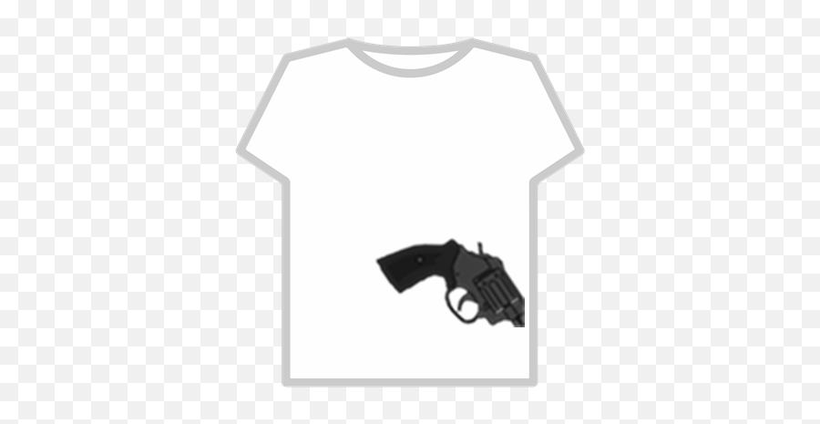 Transparent Gun In Pocket - Transparent Roblox Gun T Shirt Png,Revolver Transparent