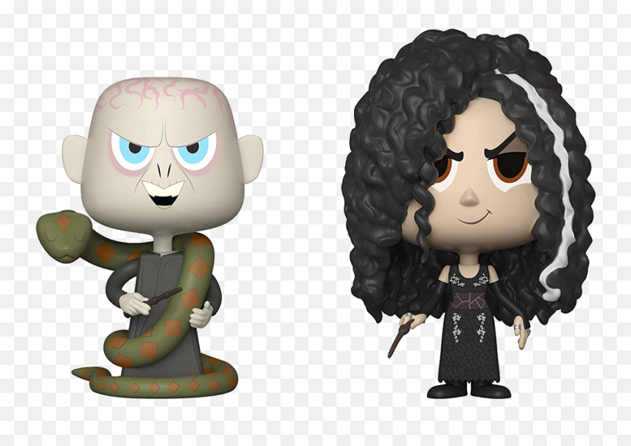 Lord Voldemort U0026 Bellatrix Lestrange Funko Vynl Figure 2 - Pack Harry Potter Voldemort Figure Png,Voldemort Png