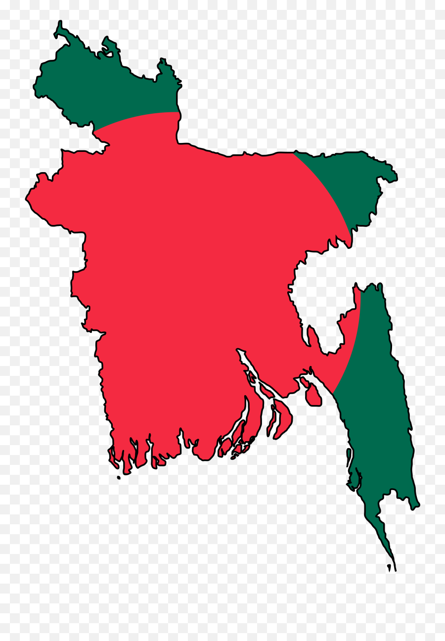 Bangladesh Flag Map U2022 Mapsofnet - Bangladesh Map Flag Png,Map Clipart Png
