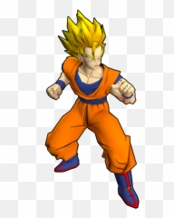 Dragon Ball Z Budokai 2 Goku Super - Dbz Budokai 2 Png,Goku Hair Transparent