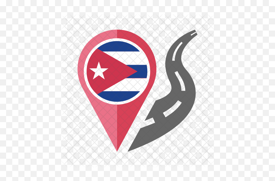 Cuba Flag Icon Of Flat Style - Sri Lanka Location Icon Png,Cuba Flag Png