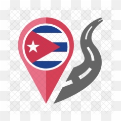 Cuba Flag Icon Of Flat Style - Sri Lanka Location Icon Png,Cuba Flag Png