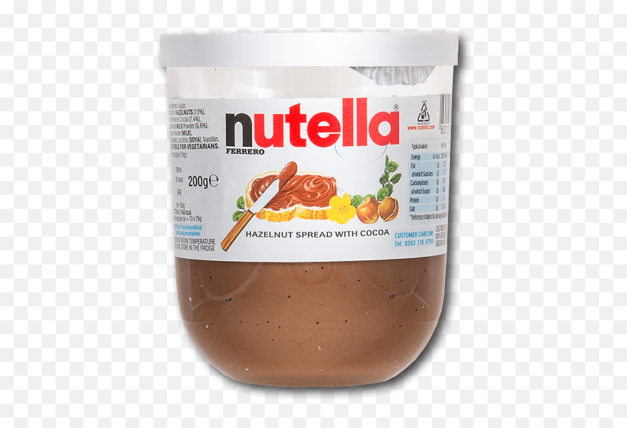 Nutella Hazelnut Spread With Cocoa - Nutella Chocolate Png,Nutella Png