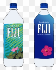 Fiji Water - Bottle Stickers Transparent png