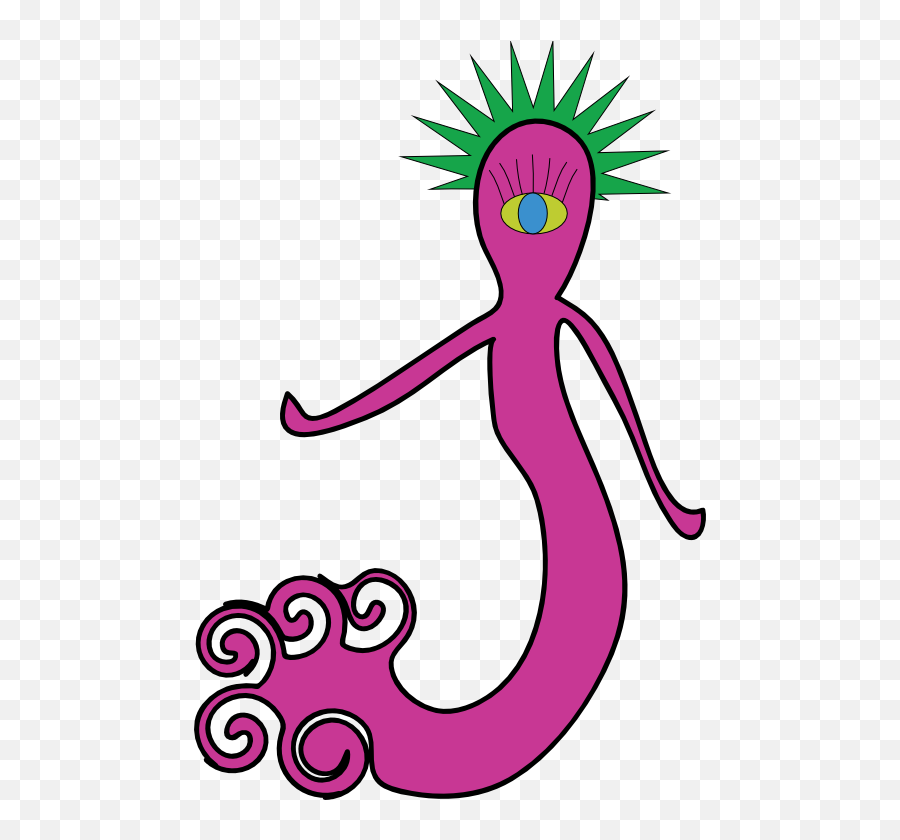 Purple Alien Clipart - Monster Female Alien Art Png,Alien Clipart Transparent