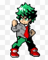 Izuku Midoriya Pixel Art - Izuku Midoriya Pixel Art Png,Midoriya Png