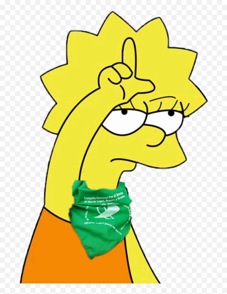 Lisasimpson Lisa Simpson Simpsons Abortolegalya - Lisa Los Simpson Png,Simpson Png
