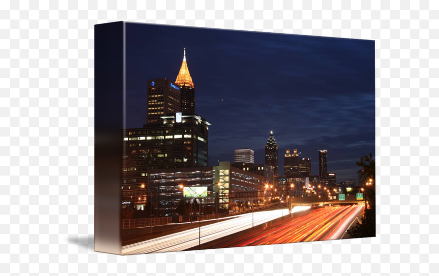 Atlanta Skyline 3 By Wjthomas - Skyscraper Png,Atlanta Skyline Png