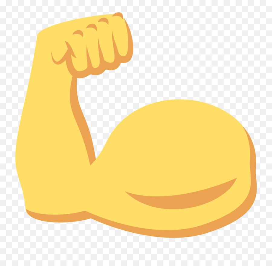 Download Muscle Arm Emoji Png - Muscle Emoji Full Size Png Arm Emoji Png,Emoji Png Transparent