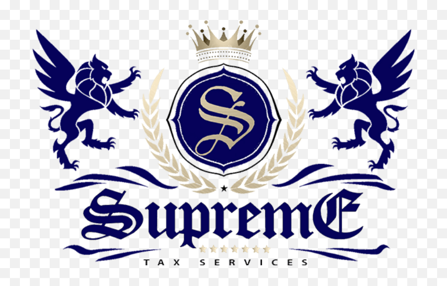 Home Supreme Tax Services Houston Tx Professional Png What Font Is The Logo