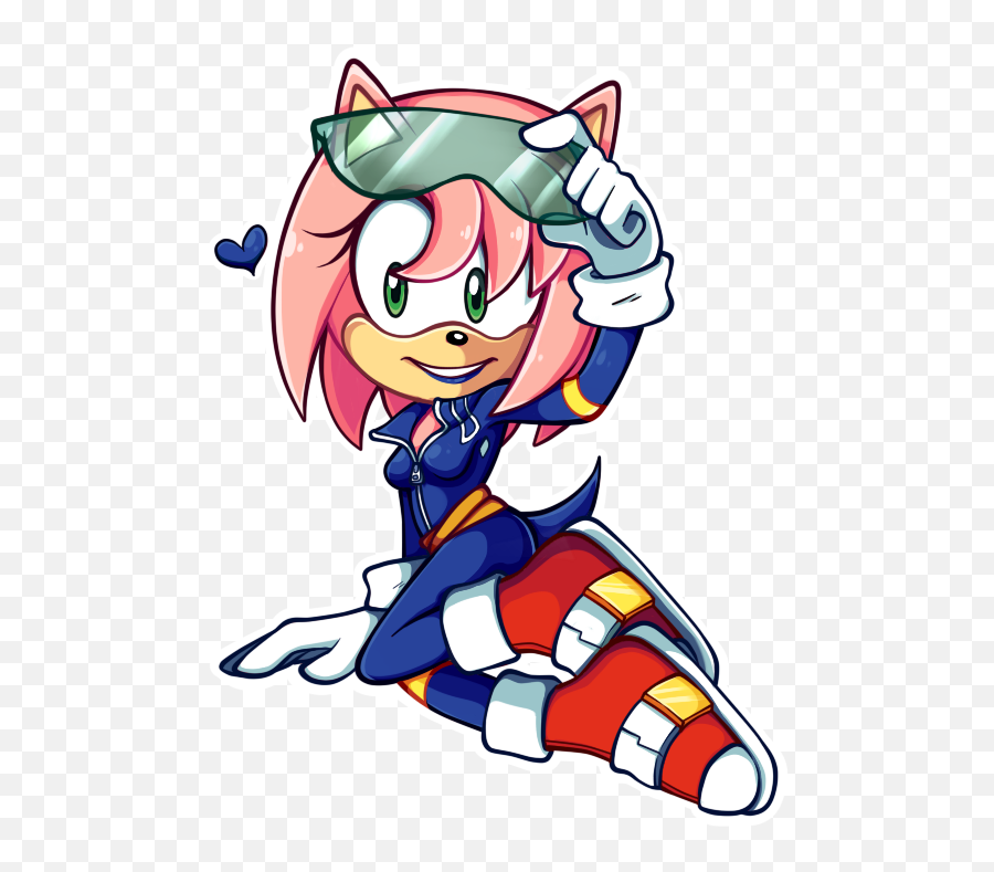 Sonic Y Amy - Amy Rose Sexy In Blue Clipart Full Size Amy Rise Transparent Png,Amy Rose Png