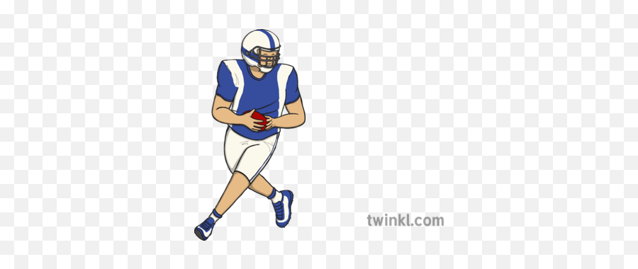 Nfl Player Illustration - Twinkl Kick American Football Png,American Football Player Png