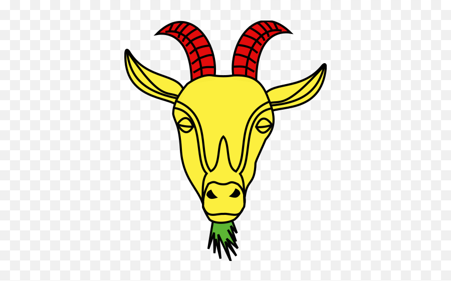 Filemeuble Héraldique Rencontre De Boucsvg - Wikimedia Commons Clip Art Png,Goat Head Png