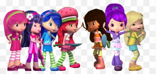 Afternoon Of Friends - Strawberry Shortcake And Png Names
