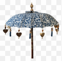 Prada Indigo Umbrella Large - Outdoor Balinese Umbrella Png,Umbrella Png