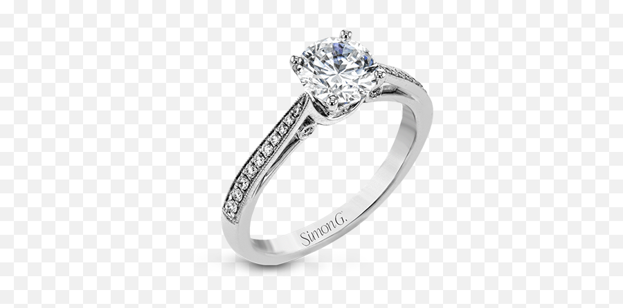 Tr700 - Engagementringplatwhitesemipng Where The Coast Ring Png,White Ring Png