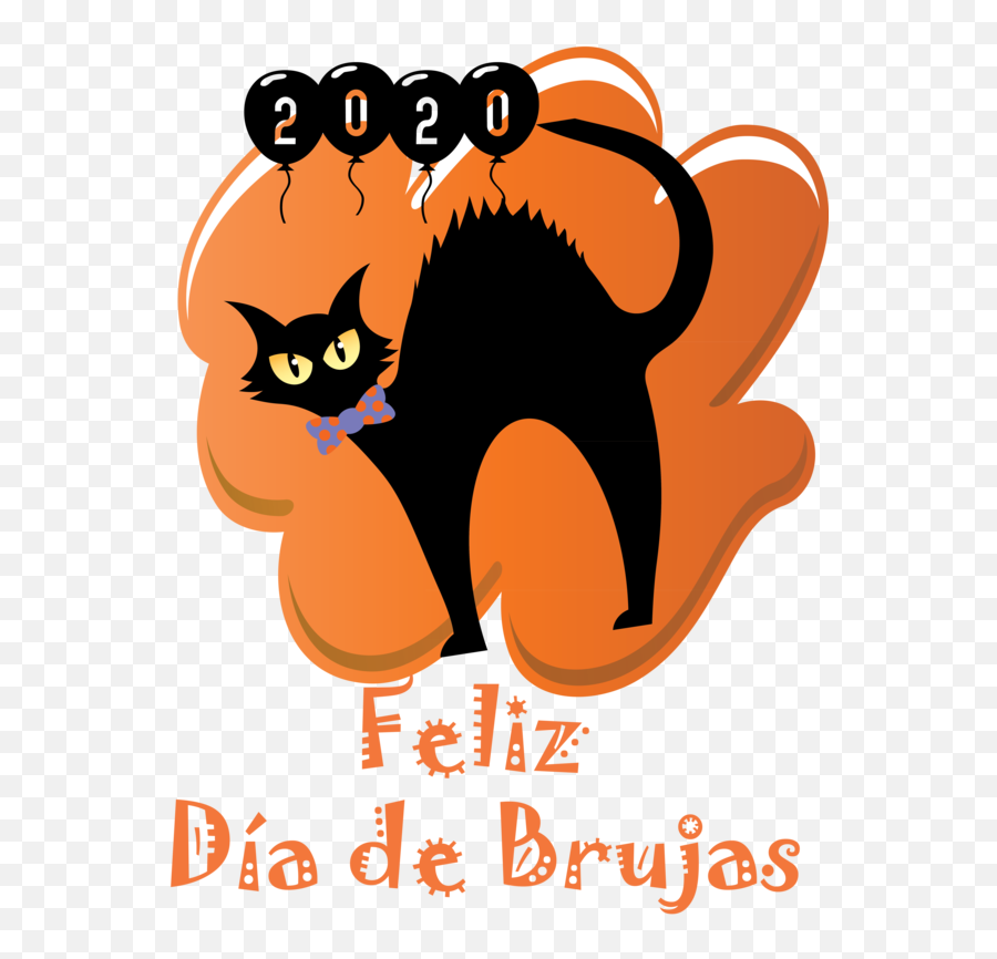 Halloween Whiskers Kitten Cat For Feliz Dia De Brujas - Imagenes Dia De Brujas Png,Kitten Transparent