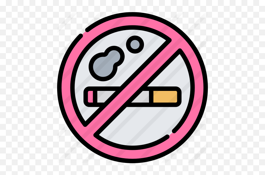 No Smoking - Free Signs Icons No Smoking Pink Sign Png,Smoke Clipart Transparent