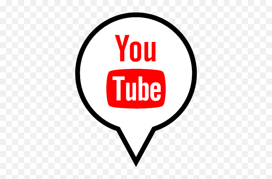 Social Youtube Icon - Free Social Media Pins Png,Youtube Logo Font
