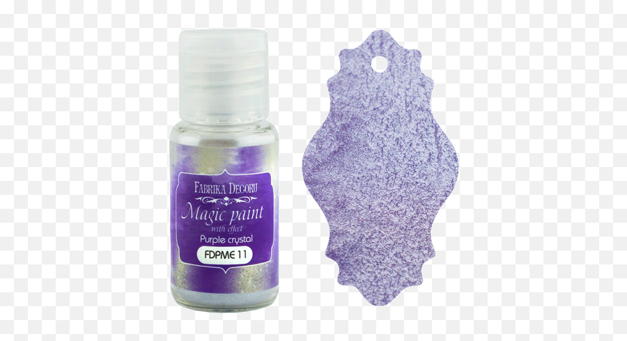 Dry Paint Magic With Effect Purple Crystal 15ml - Paint Png,Magic Effect Png