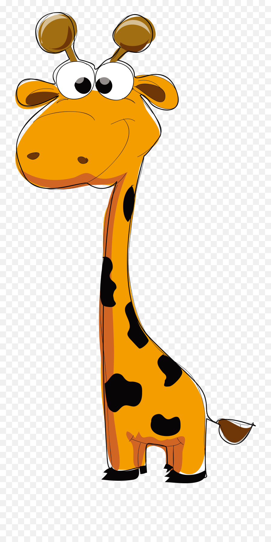 Baby Giraffes Valentines Day Clip Art - Hu Cao C Art Png,Giraffe Transparent