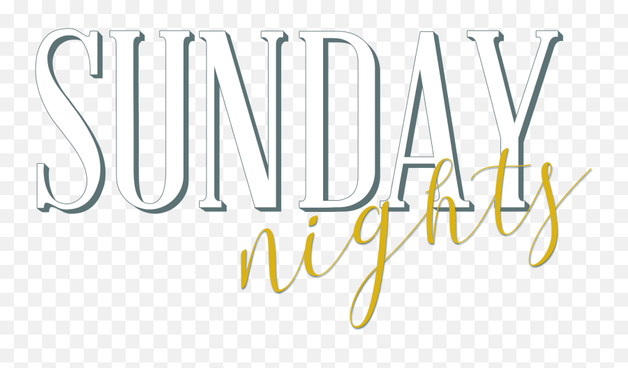 Sunday Nights - Language Png,Sunday Png