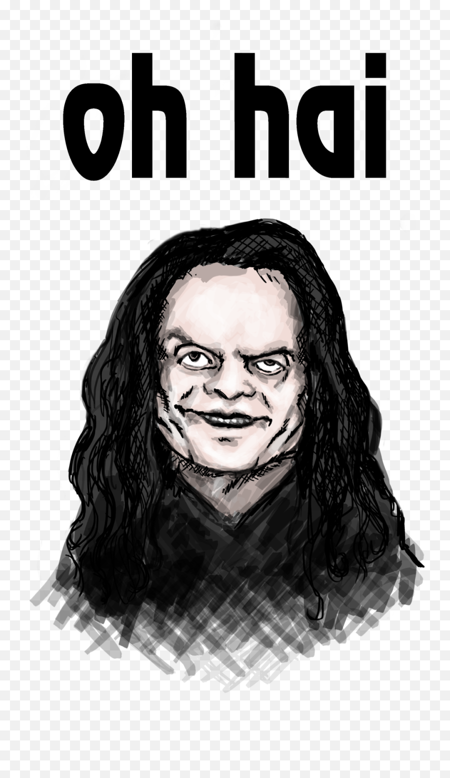 Download A Greeting From Tommy Wiseau - Hair Design Png,Tommy Wiseau Png