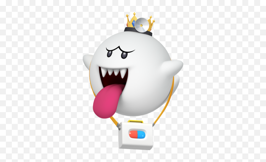 Dr - Dr Mario World King Boo Png,King Boo Png