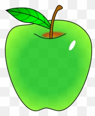 Apple Clip Art Png - Green Apple For Kids,Apple Clipart Transparent