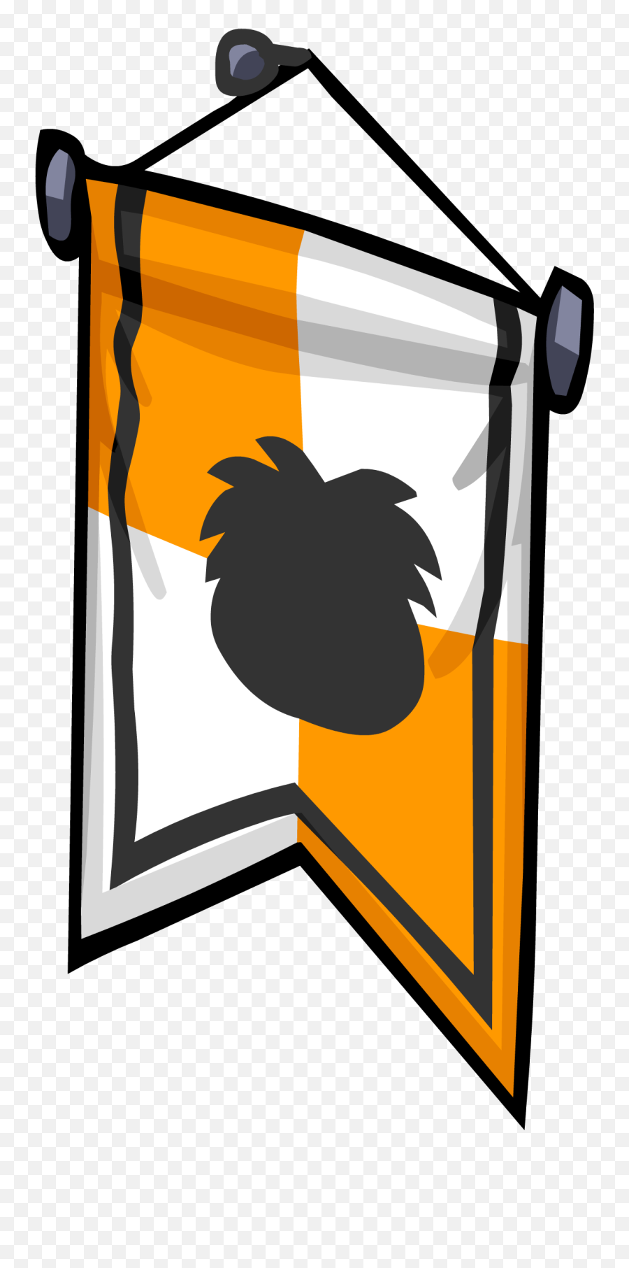Download Hd Orange Banner Sprite 007 Transparent Png Image - Vertical,Orange Banner Png