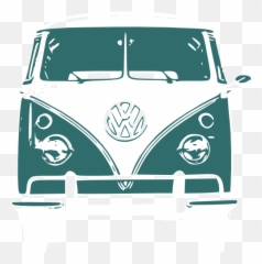 Vw Camper Van Clip Art - Vector Clip Art Online Volkswagen Camper Van Vector Png,Vw Png
