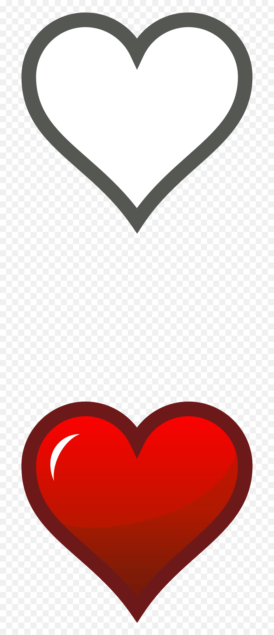 Heart Icon Combined - Openclipart Girly Png,Heart Icon\