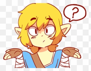 Link Shrugs Gif - Fictional Character png