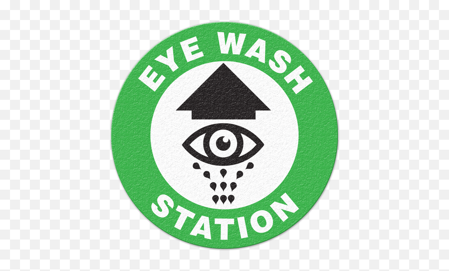 Eye Wash Station Floor Sign - Dot Png,Eye Wash Icon