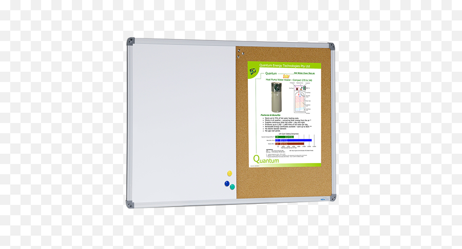 Combi Whiteboard And Corkboard Office Stock - Whiteboard Png,Cork Board Png