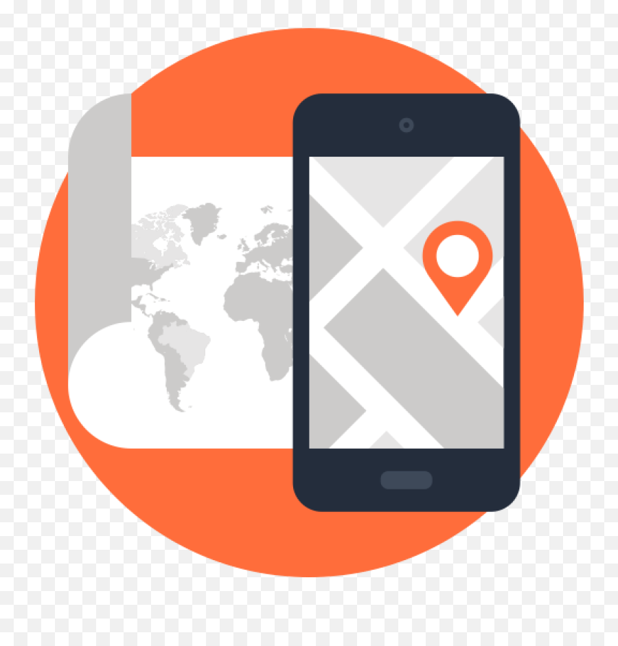 Download Android Gps Icon Png - Icon Mobile App Png,Android Smartphone Icon Png