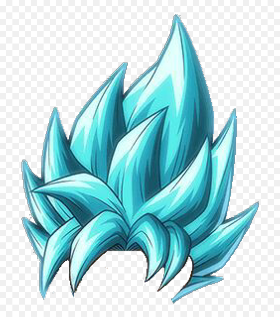 Dbz Png - Goku Saiyajin Dbz Cabelo Hair Lucianoballack Super Saiyan Blue Hair,Dragon Ball Fighterz Png
